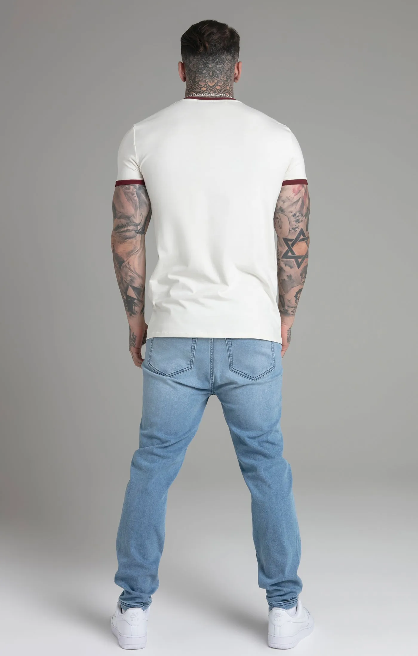 Ecru Crest T-Shirt sold by Siksilk product image thumbnail 5