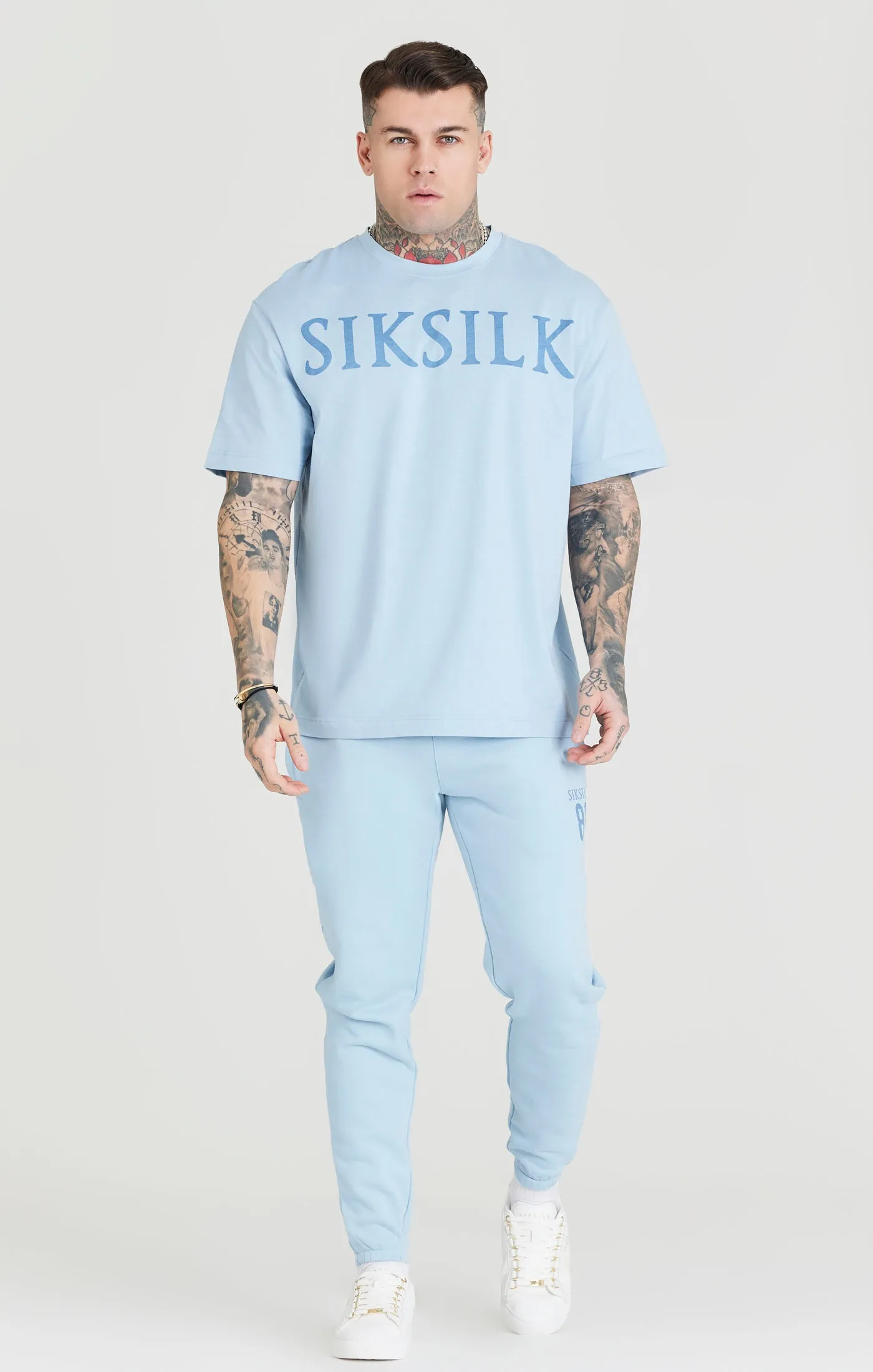 Blue Logo Oversized T-Shirt sold by Siksilk product image thumbnail 2