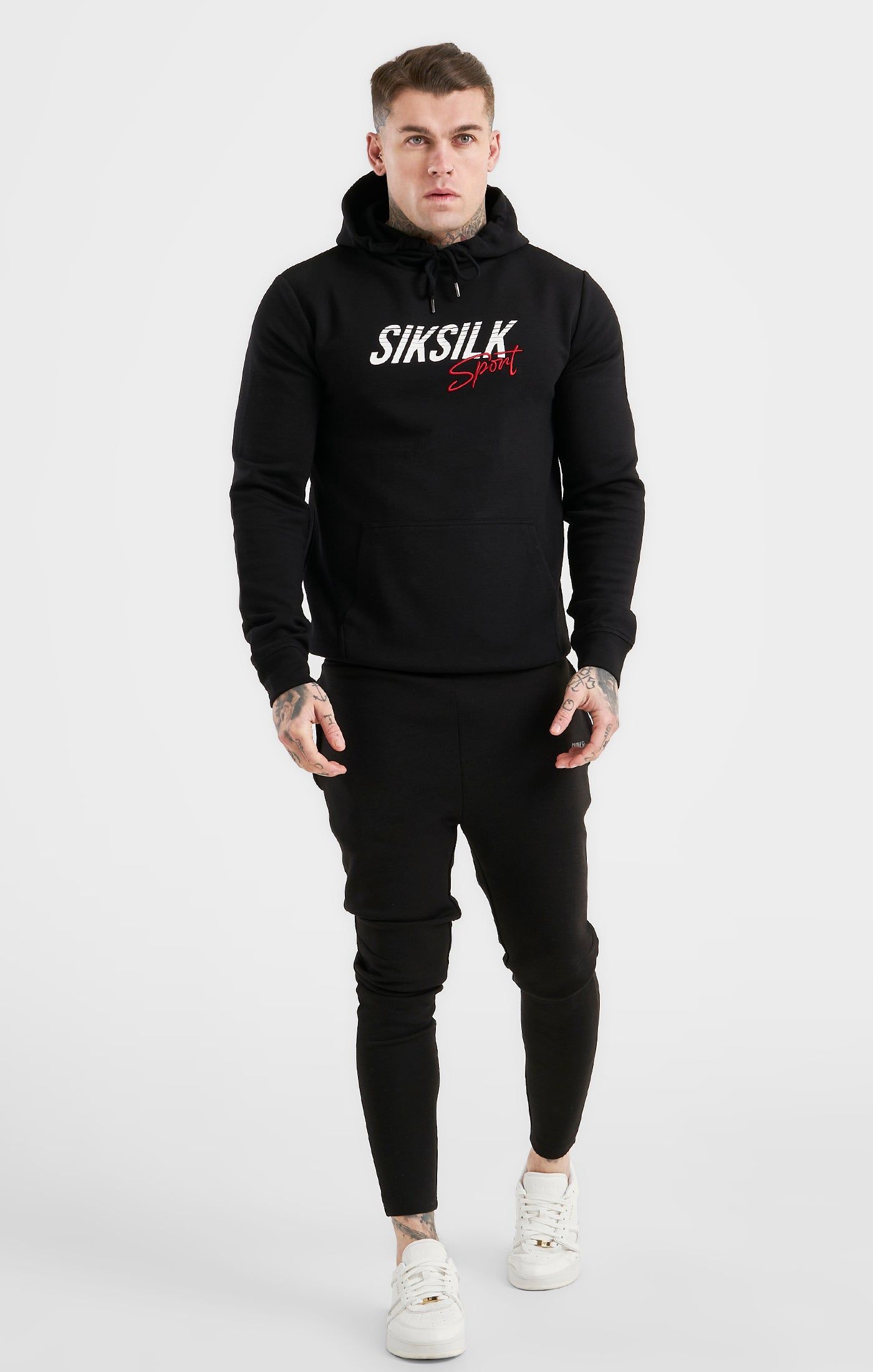 Black Sports Performance Fabric Muscle Pant sold by Siksilk product image thumbnail 3