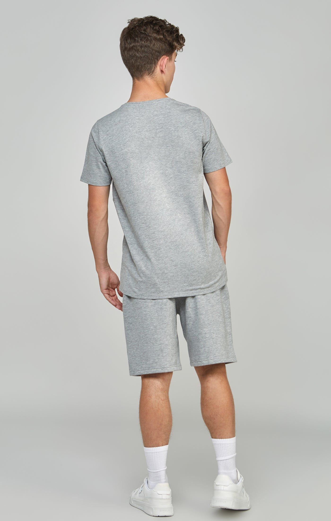 Boys Grey Essentials Fleece Short sold by Siksilk product image thumbnail 5