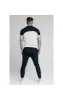 SikSilk S/S Surface Tech Tee - Navy & Grey sold by Siksilk