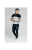 SikSilk S/S Surface Tech Tee - Navy & Grey sold by Siksilk