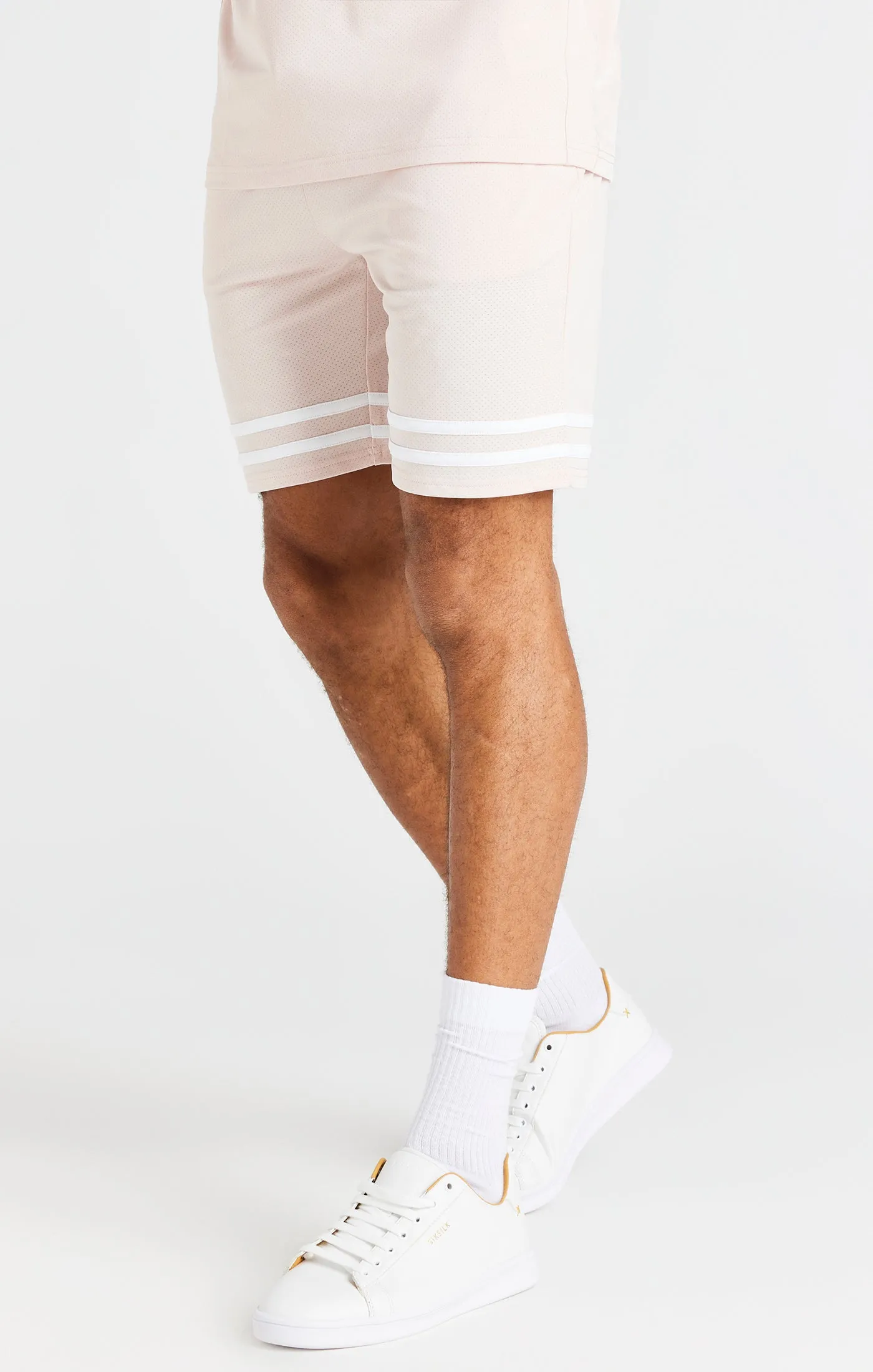 Pink Relaxed Mesh Short sold by Siksilk