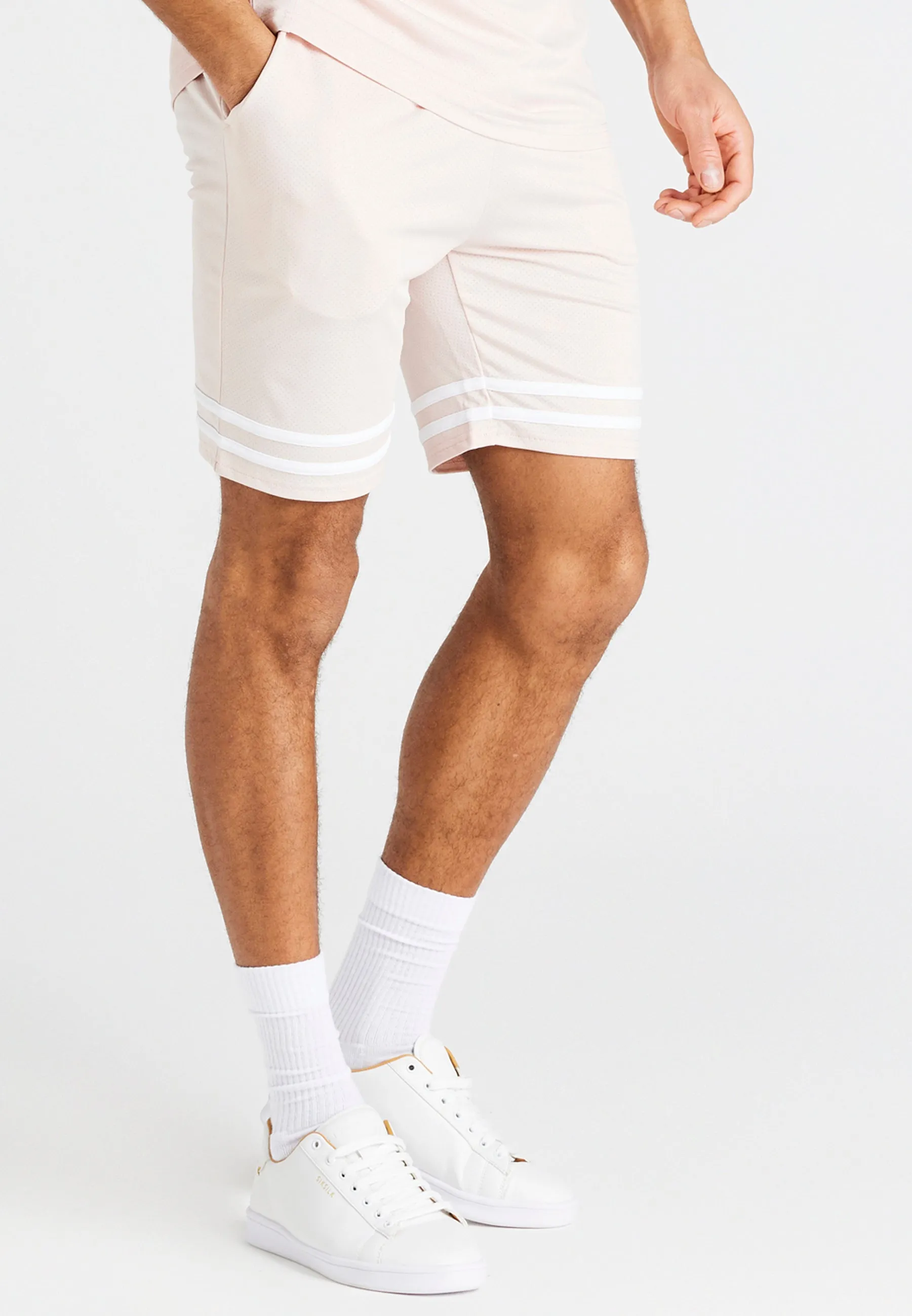 Pink Relaxed Mesh Short sold by Siksilk product image thumbnail 2