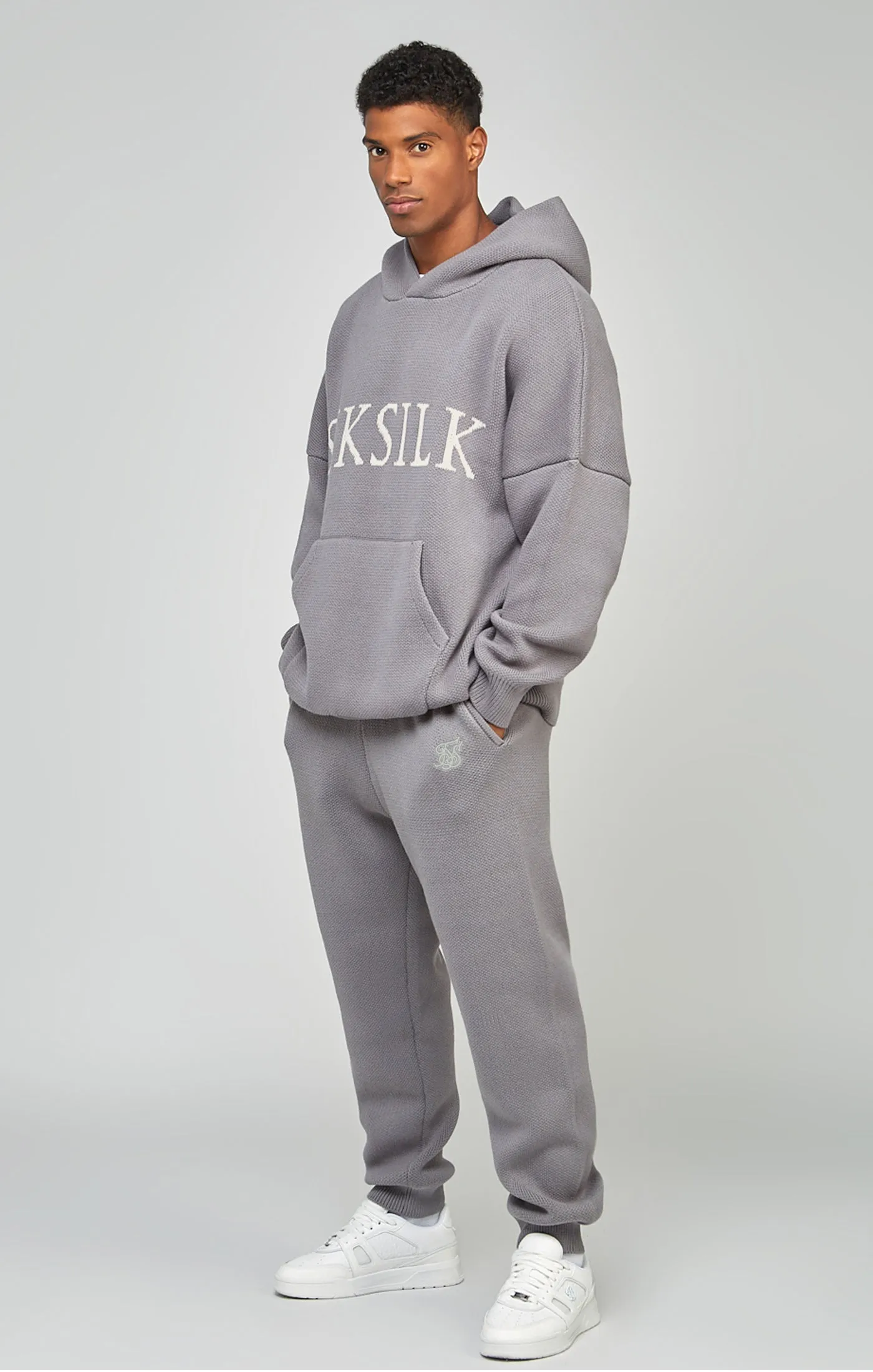 Grey Knitted Pants sold by Siksilk product image thumbnail 2