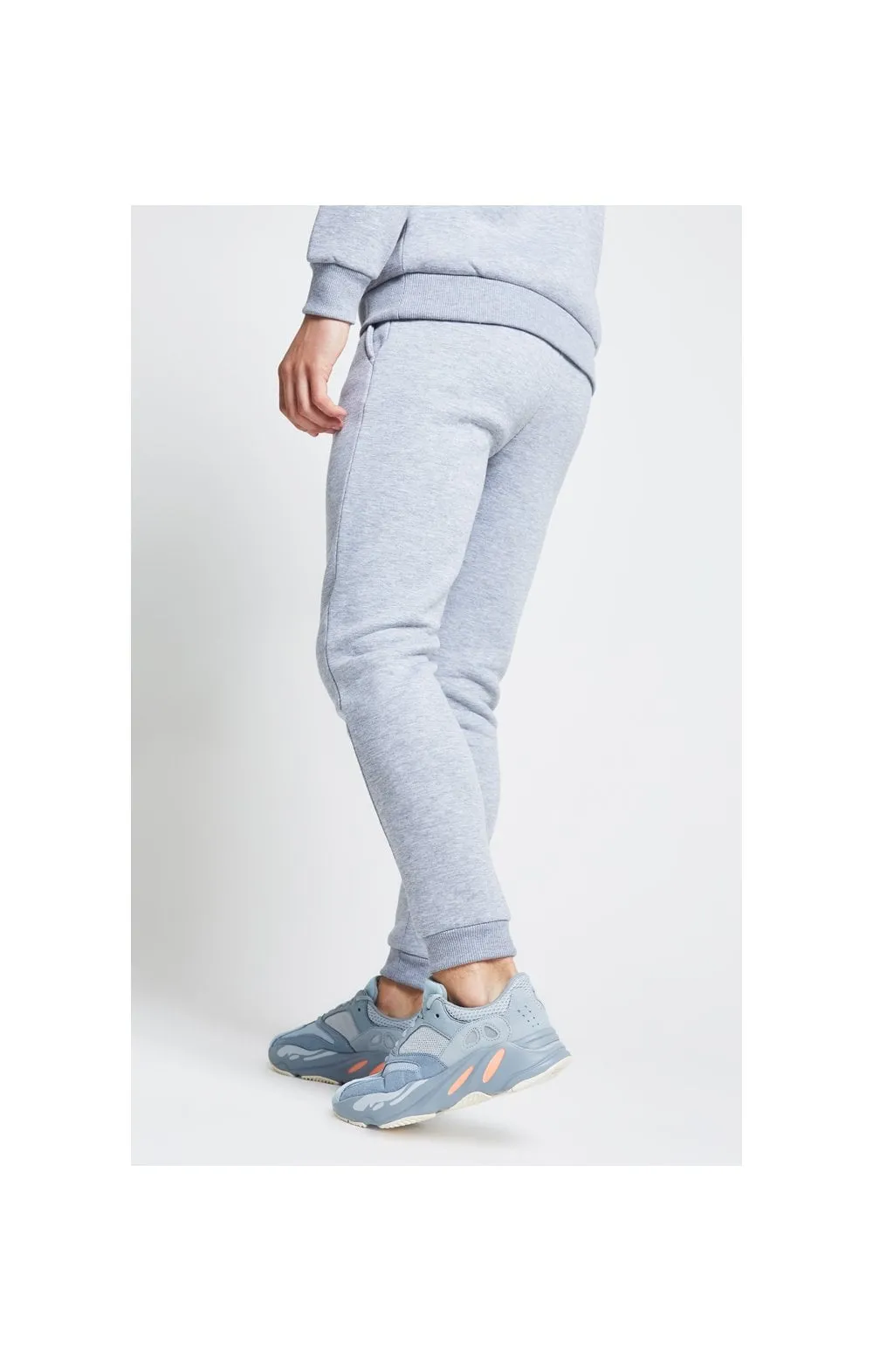 Boys Illusive Grey Marl Essentials Jogger sold by Siksilk product image thumbnail 4