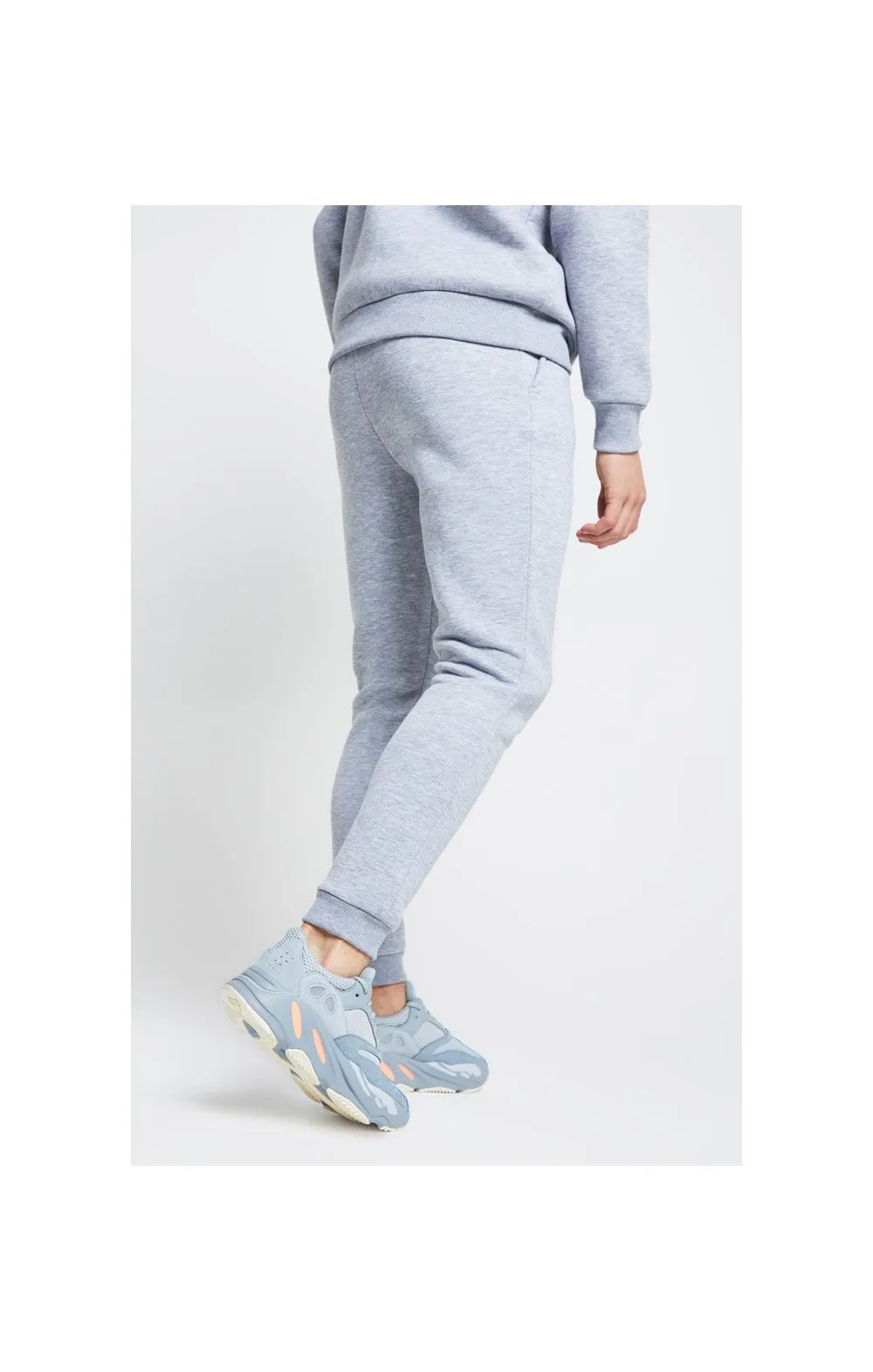 Boys Illusive Grey Marl Essentials Jogger sold by Siksilk product image thumbnail 3