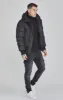 Black Bomber Jacket sold by Siksilk