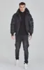 Black Bomber Jacket sold by Siksilk