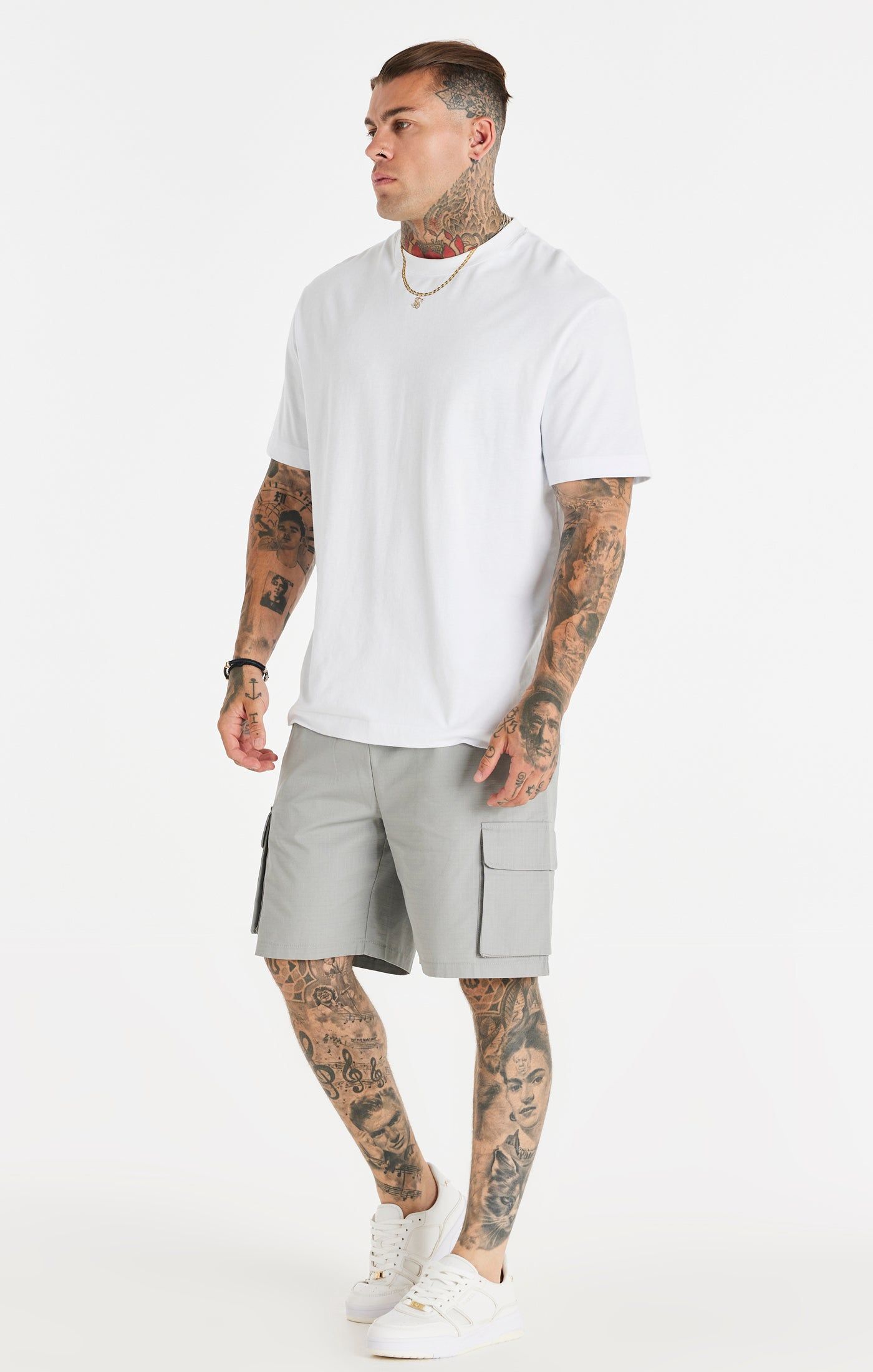 Grey Ripstop Cargo Short sold by Siksilk product image thumbnail 4