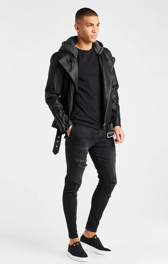 Black Essential Flight Skinny Jean sold by Siksilk product image thumbnail 5