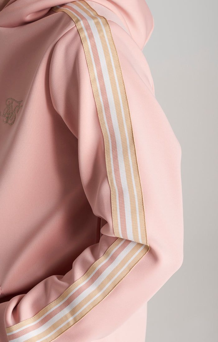 Boys Pink Taped Overhead Hoodie sold by Siksilk product image thumbnail 2