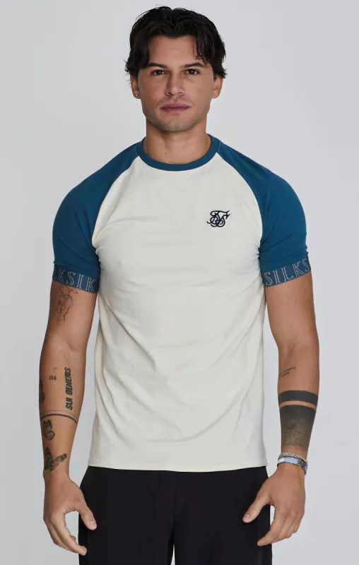 Ecru Blue Tech T-Shirt sold by Siksilk