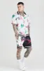 Ecru Print Bowling Shirt sold by Siksilk