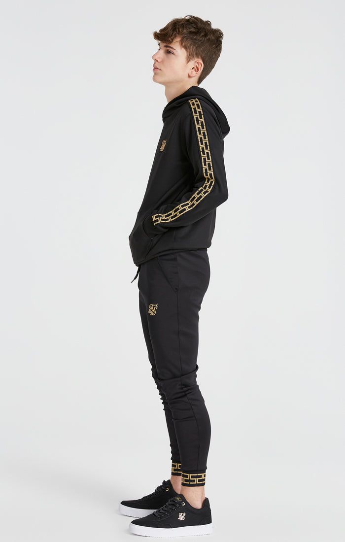 Boys Black Taped Overhead Hoodie sold by Siksilk product image thumbnail 3