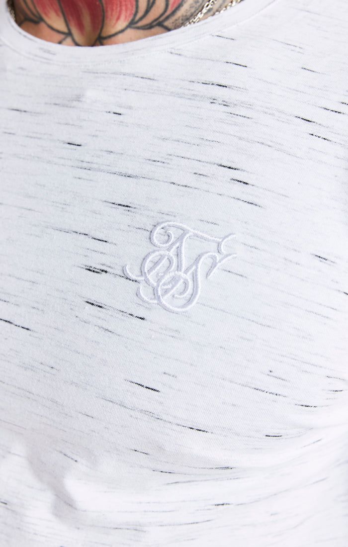 White Long Sleeve Muscle Fit T-Shirt sold by Siksilk product image thumbnail 3