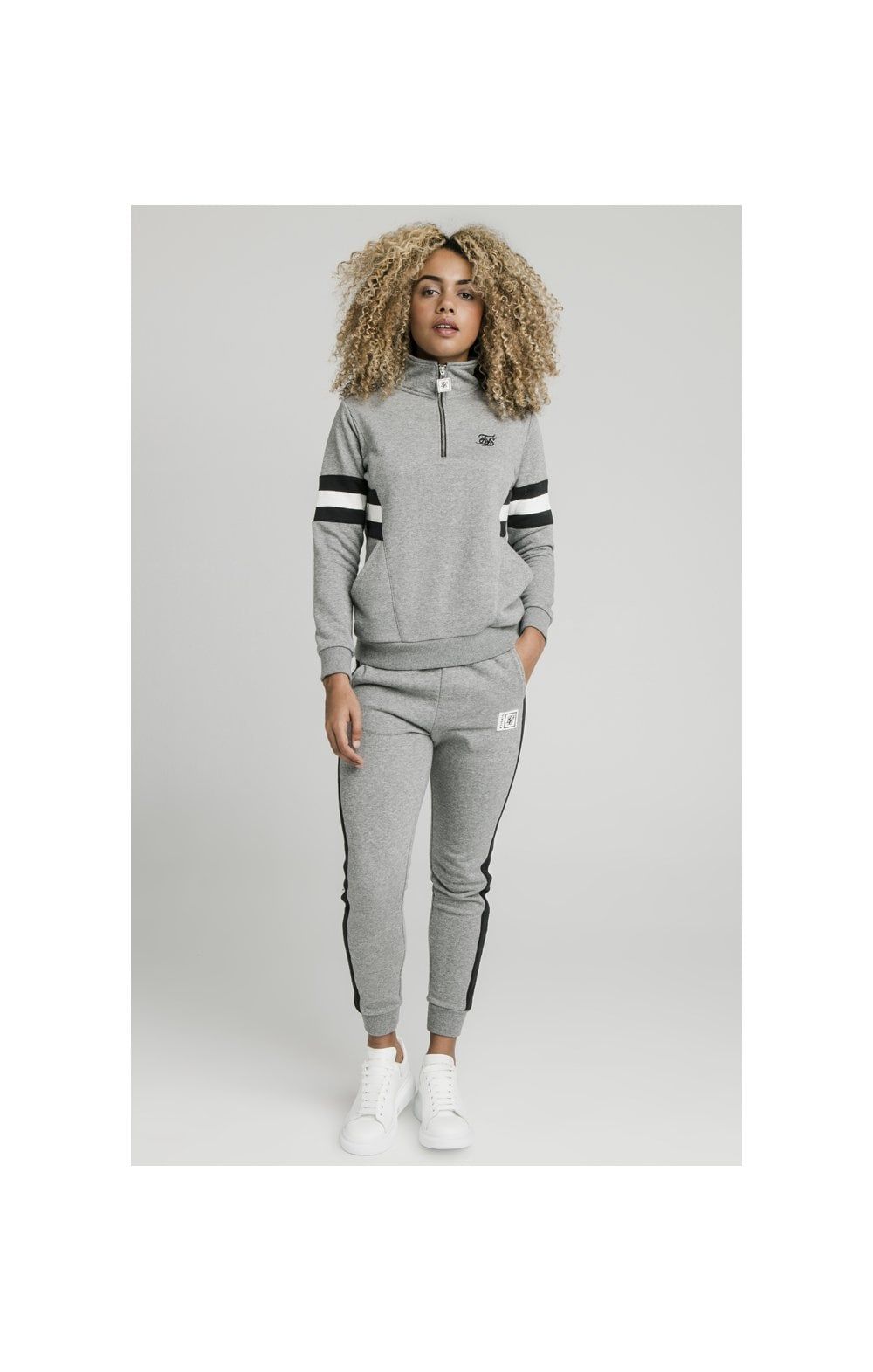 SikSilk Luxe Track Pants - Grey Marl sold by Siksilk product image thumbnail 8