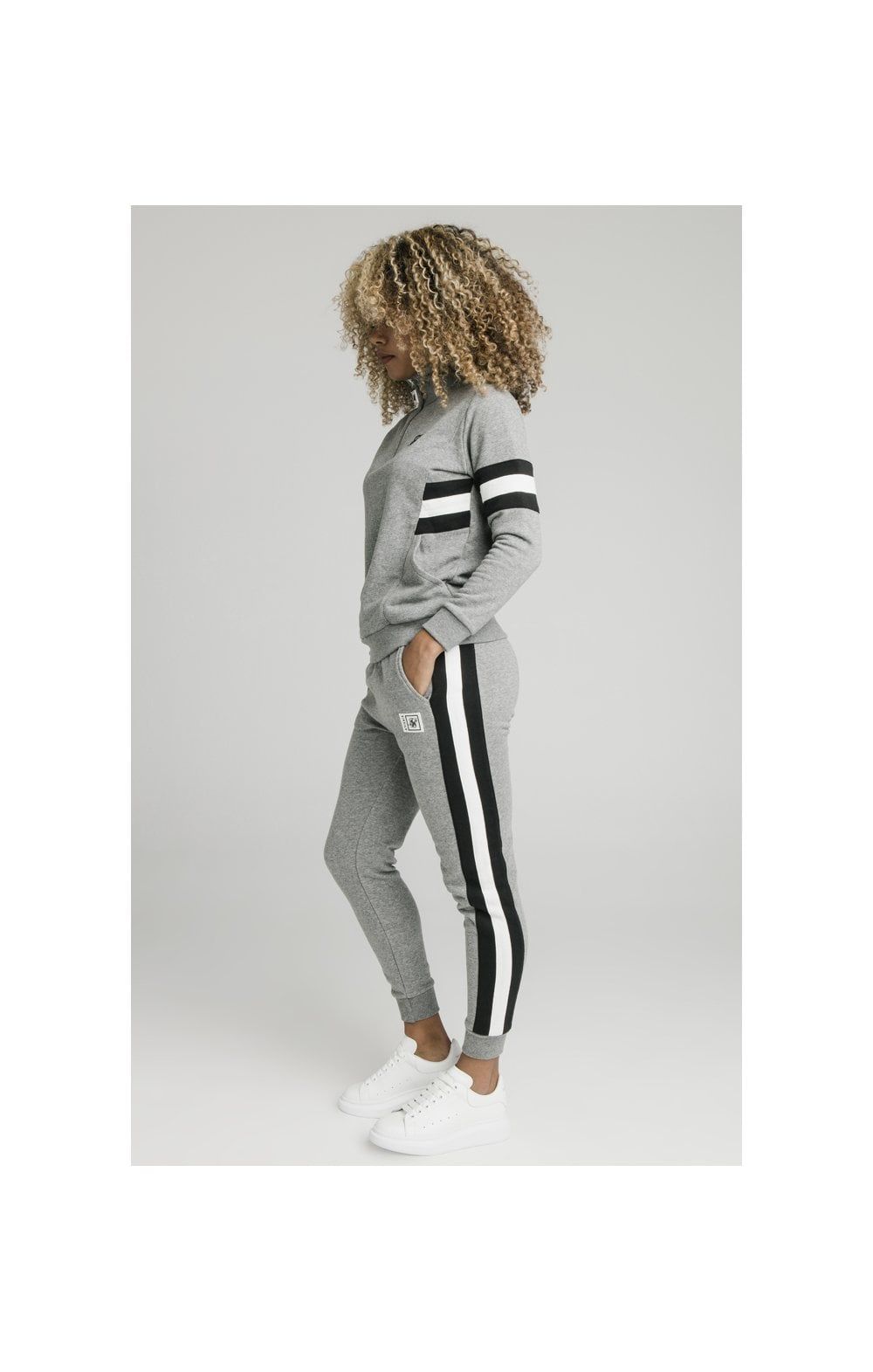 SikSilk Luxe Track Pants - Grey Marl sold by Siksilk product image thumbnail 7