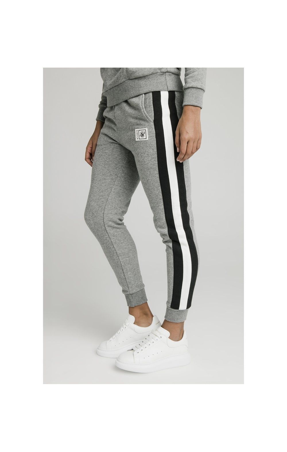 SikSilk Luxe Track Pants - Grey Marl sold by Siksilk product image thumbnail 4