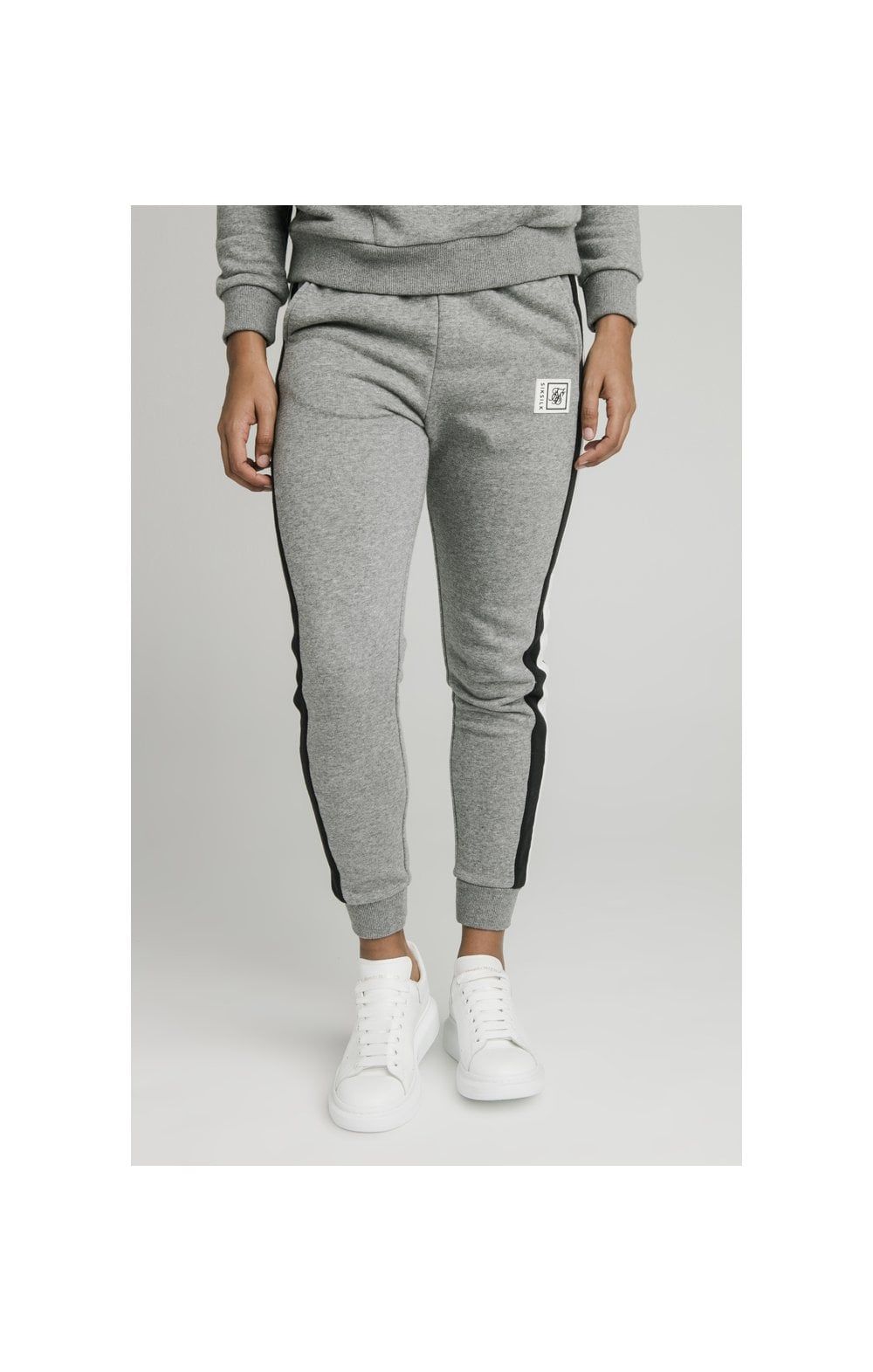 SikSilk Luxe Track Pants - Grey Marl sold by Siksilk