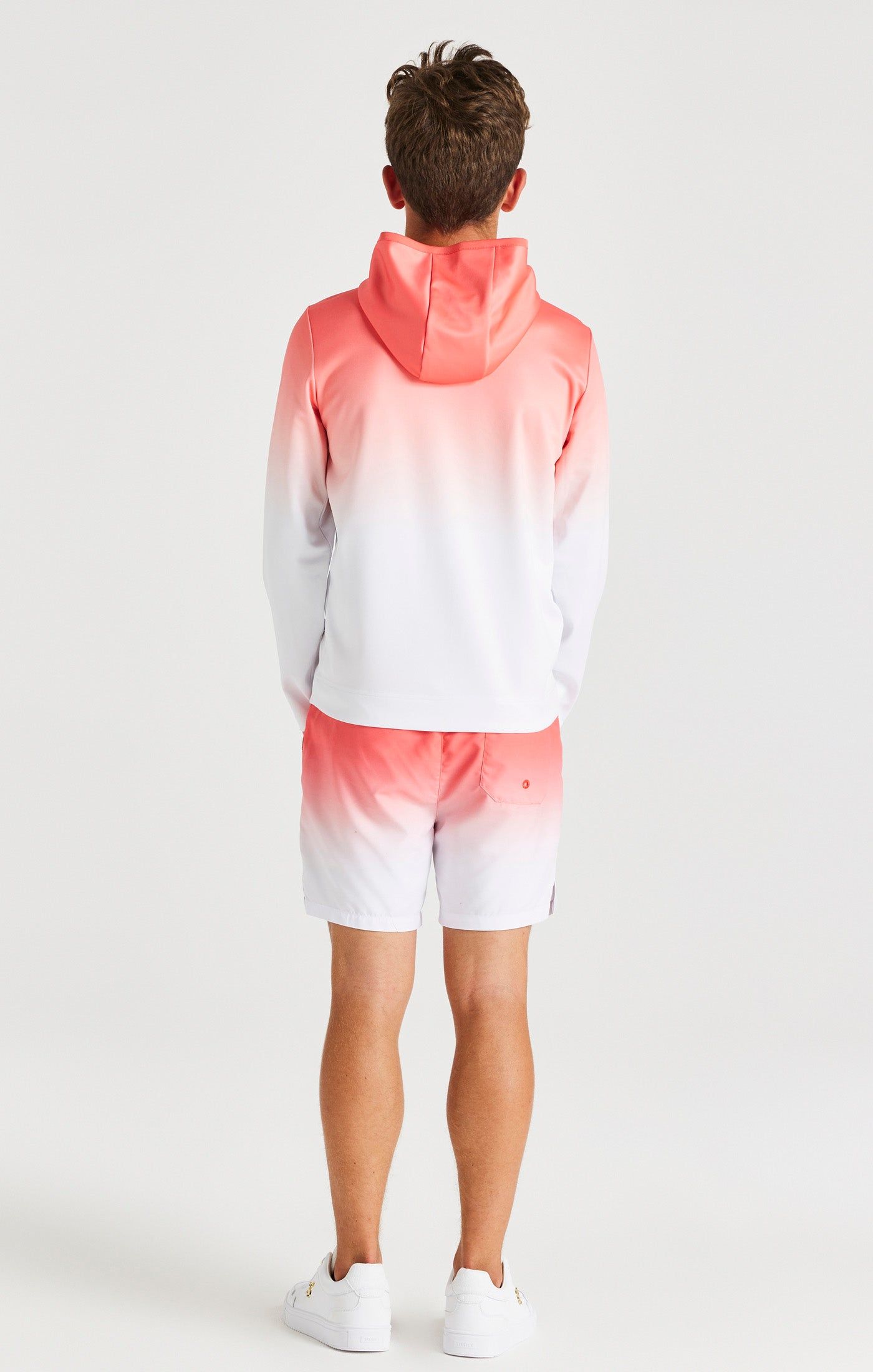 SikSilk High Fade Agility Zip Through Hoodie - Orange sold by Siksilk product image thumbnail 5