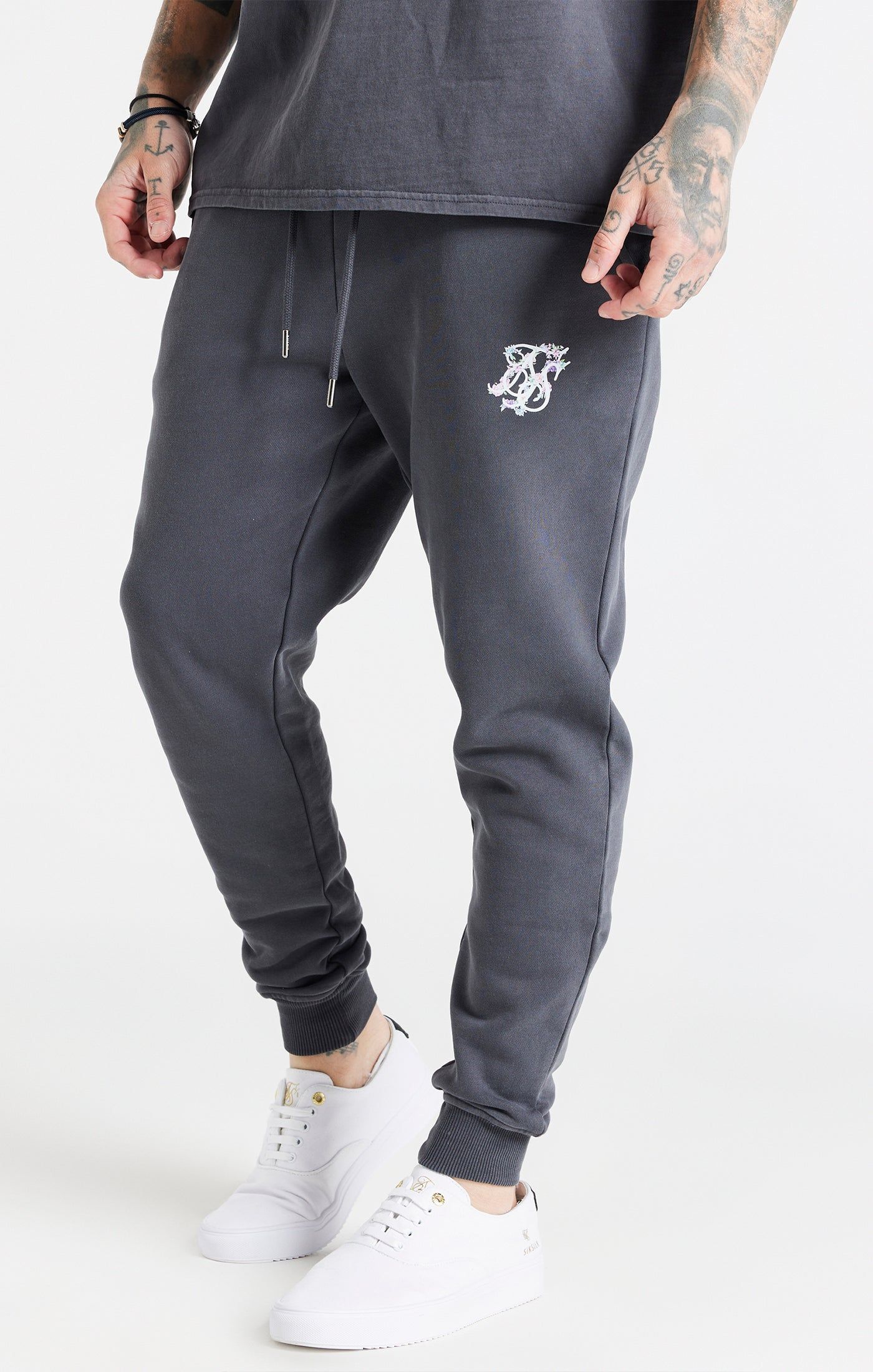 Grey Acid Toggle Jogger sold by Siksilk