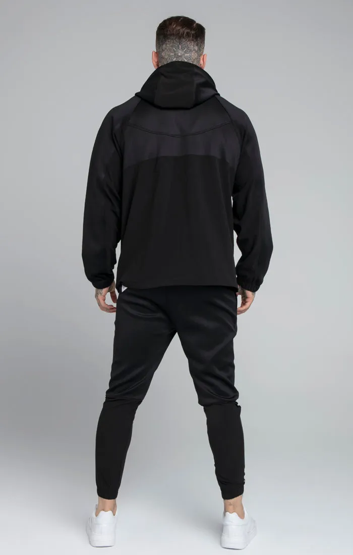 Black Quater Zip Hoodie sold by Siksilk product image thumbnail 5