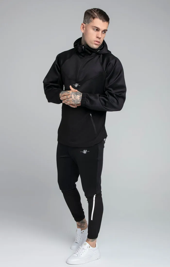 Black Quater Zip Hoodie sold by Siksilk product image thumbnail 3