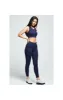 Navy Essential Gym Bralette sold by Siksilk
