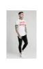 SikSilk x FaZe Apex Elastic Cuff Gym Tee - White sold by Siksilk