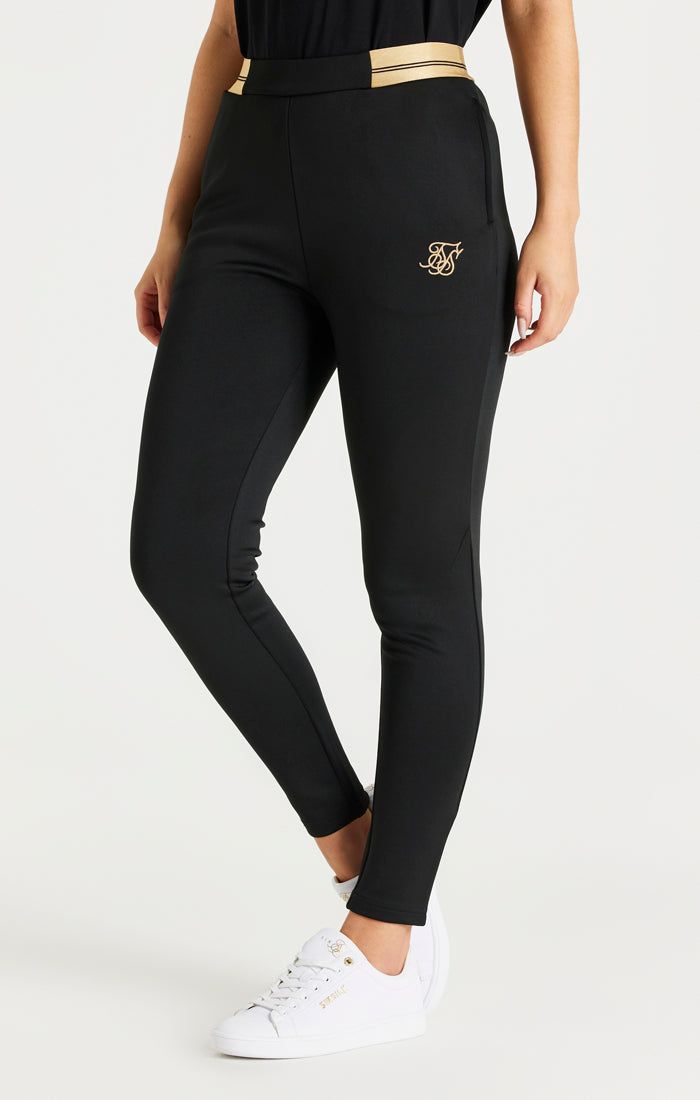 Black Track Pant sold by Siksilk
