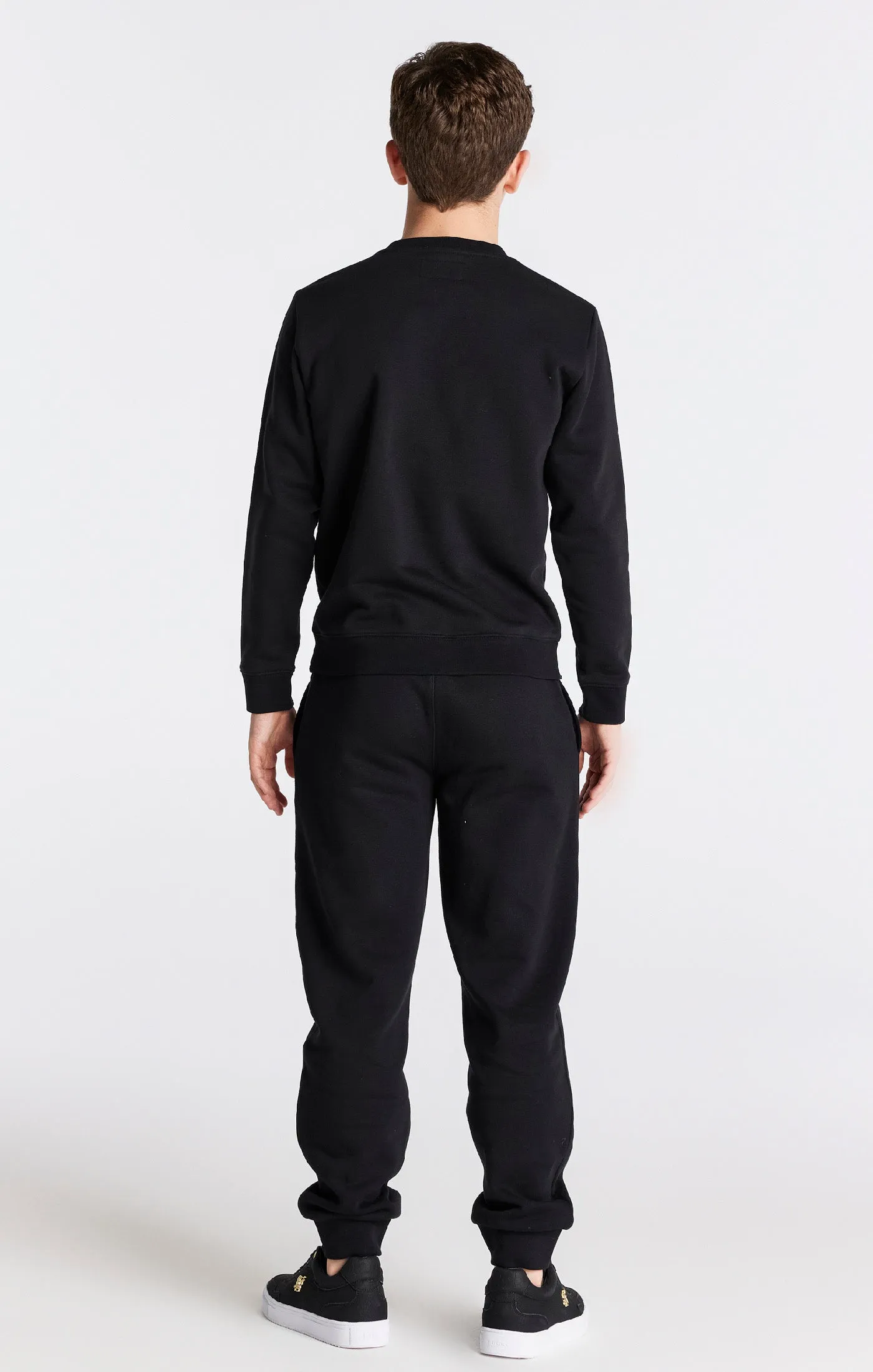 Boys Black Essentials Sweatshirt sold by Siksilk product image thumbnail 5