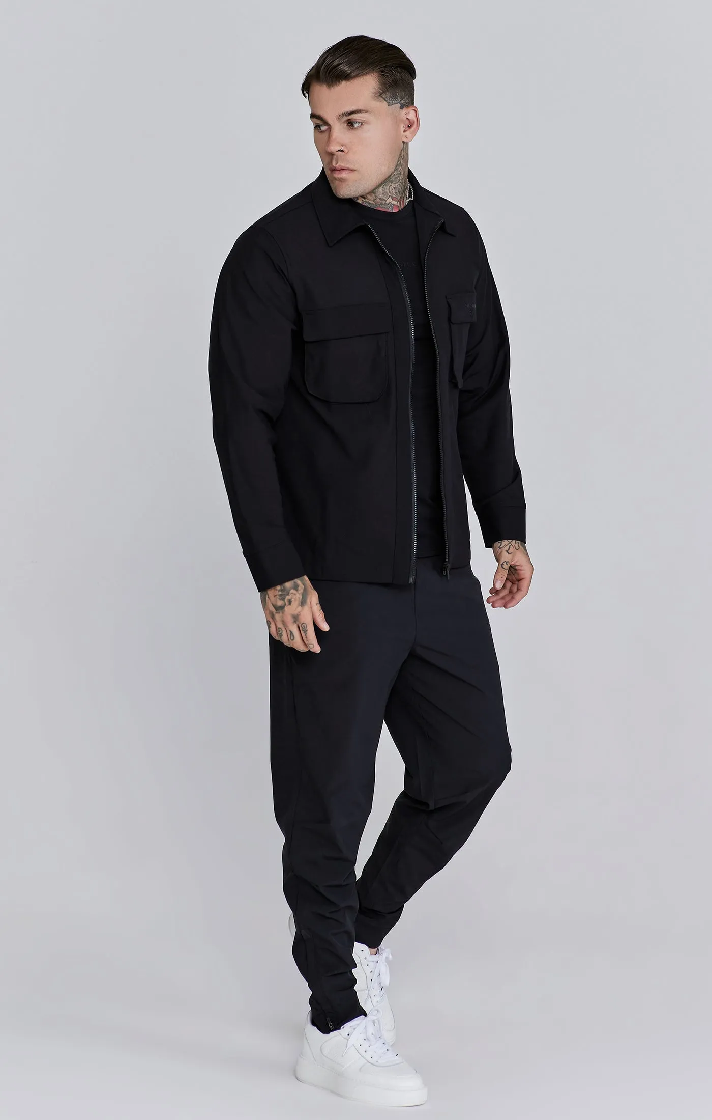 Black Smart Joggers sold by Siksilk product image thumbnail 4