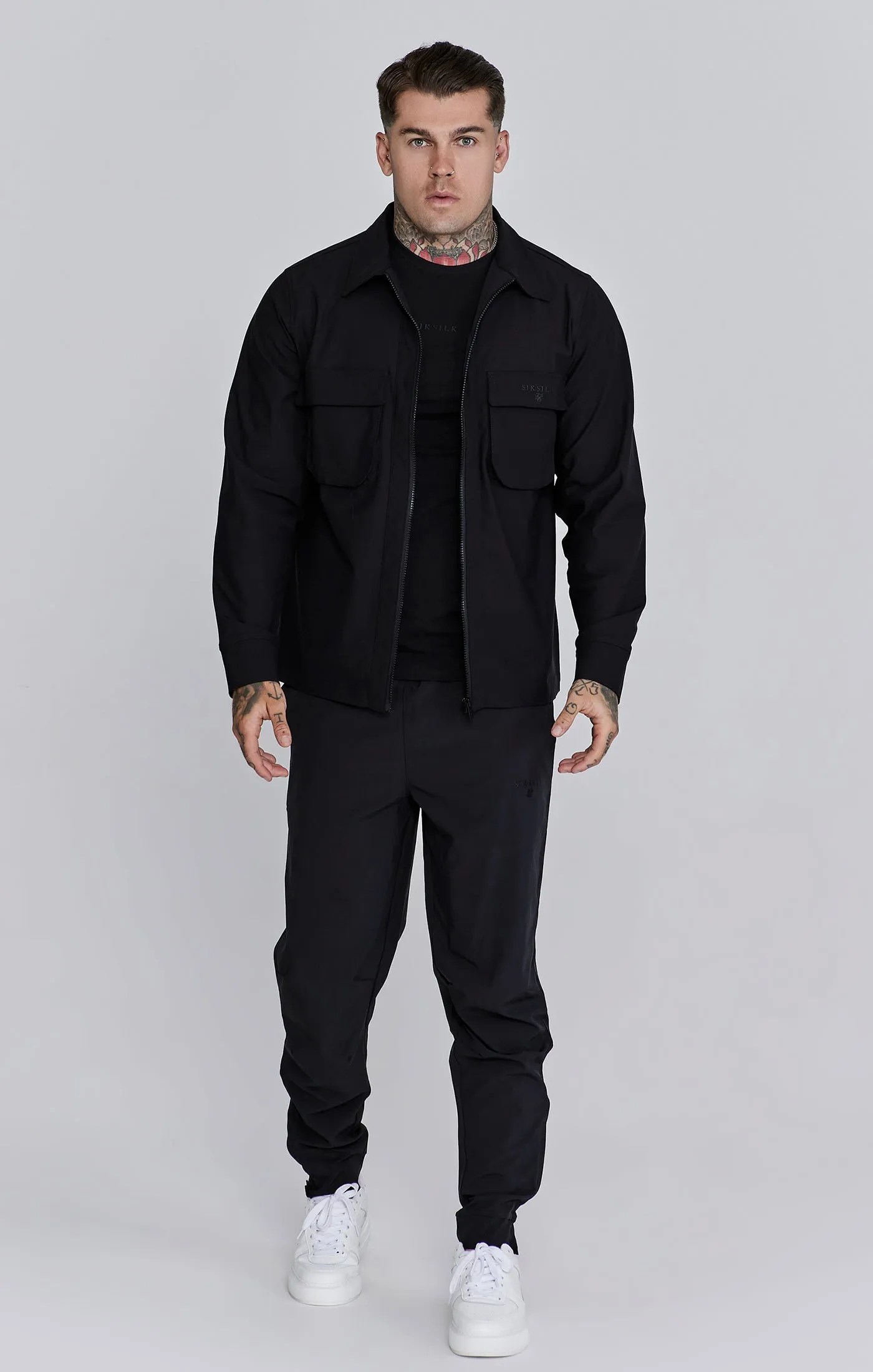 Black Smart Joggers sold by Siksilk product image thumbnail 2