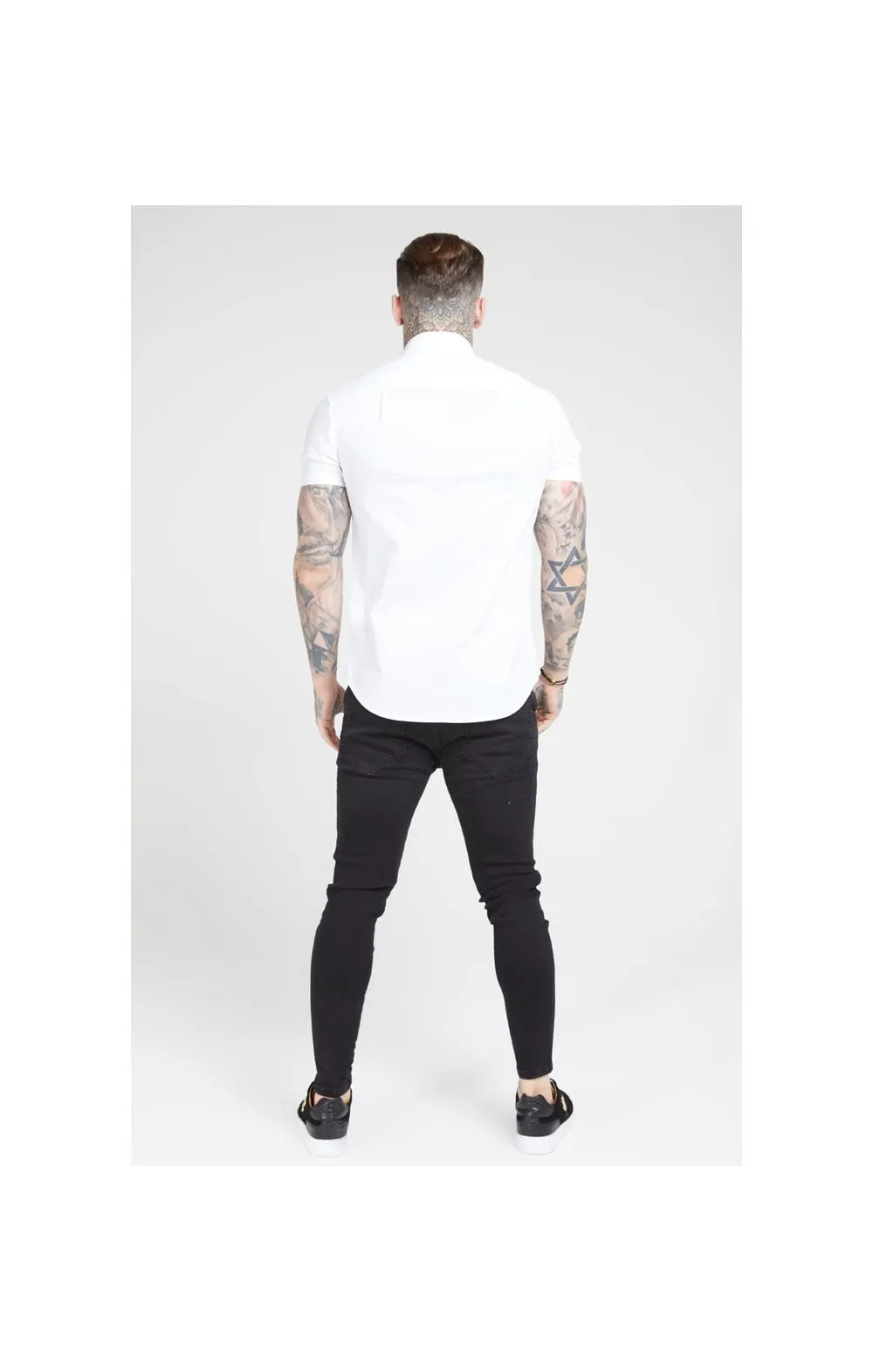 SikSilk S/S Smart Shirt - White sold by Siksilk product image thumbnail 5