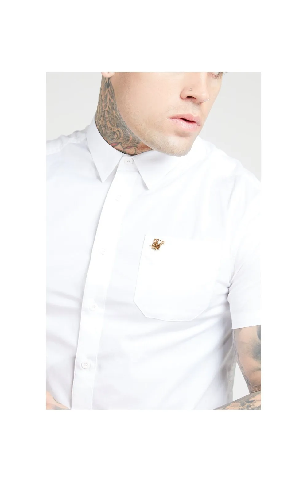 SikSilk S/S Smart Shirt - White sold by Siksilk