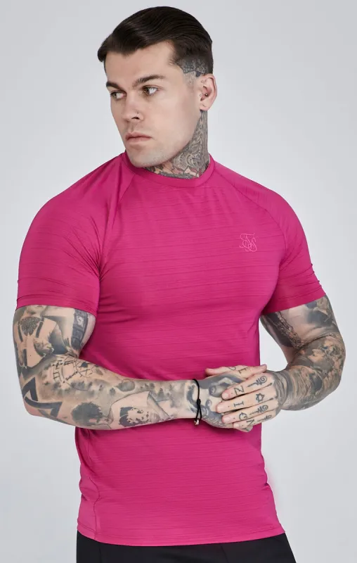 Pink Muscle Fit T-Shirt sold by Siksilk