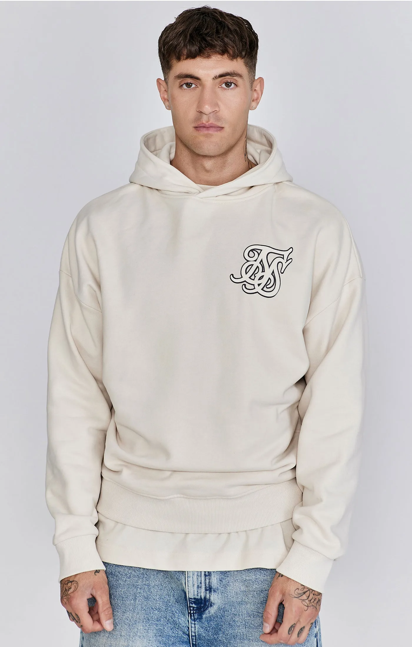 Ecru Graphic Hoodie sold by Siksilk
