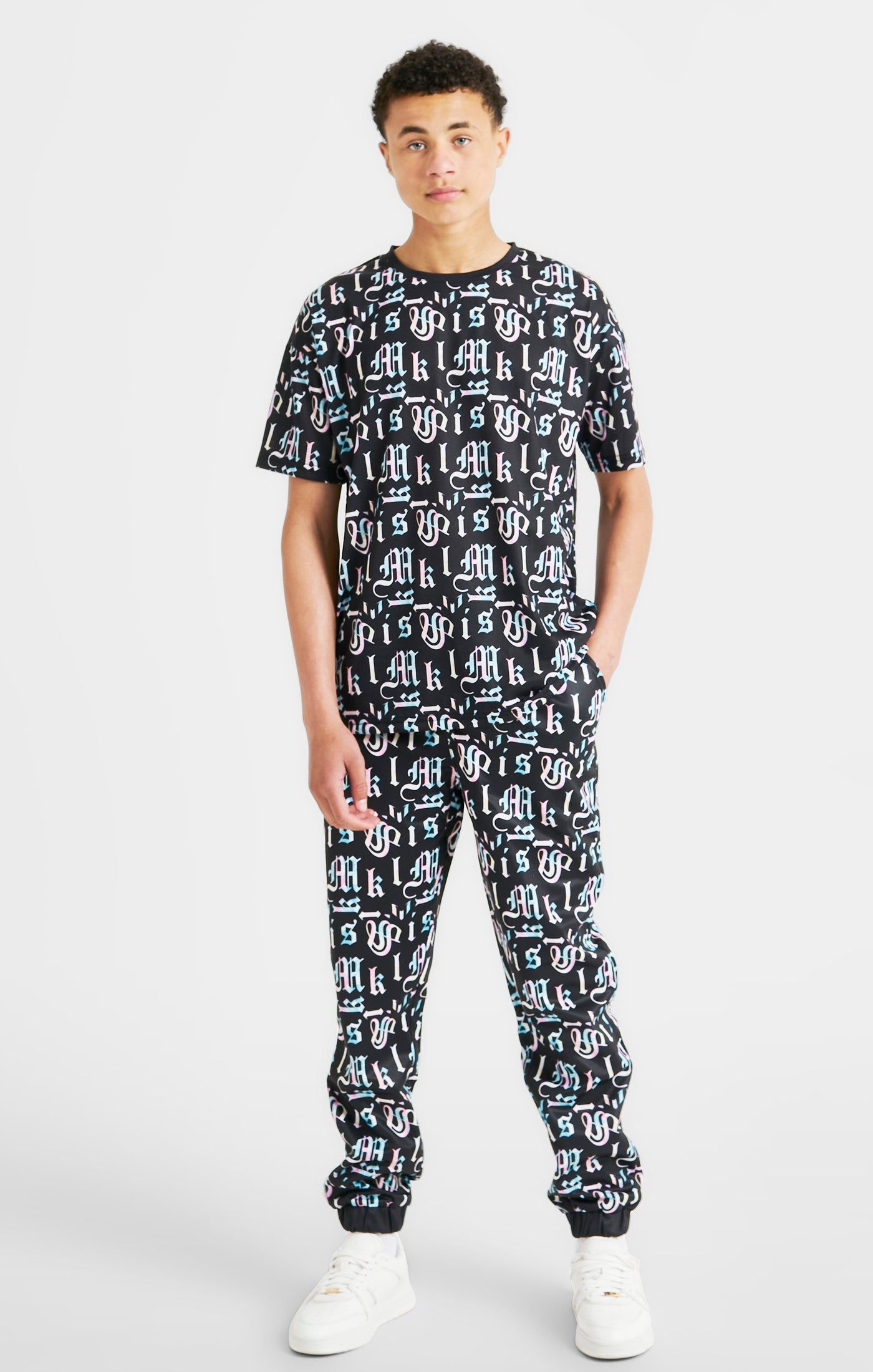 Boys Messi x SikSilk Black Printed T-Shirt sold by Siksilk product image thumbnail 4