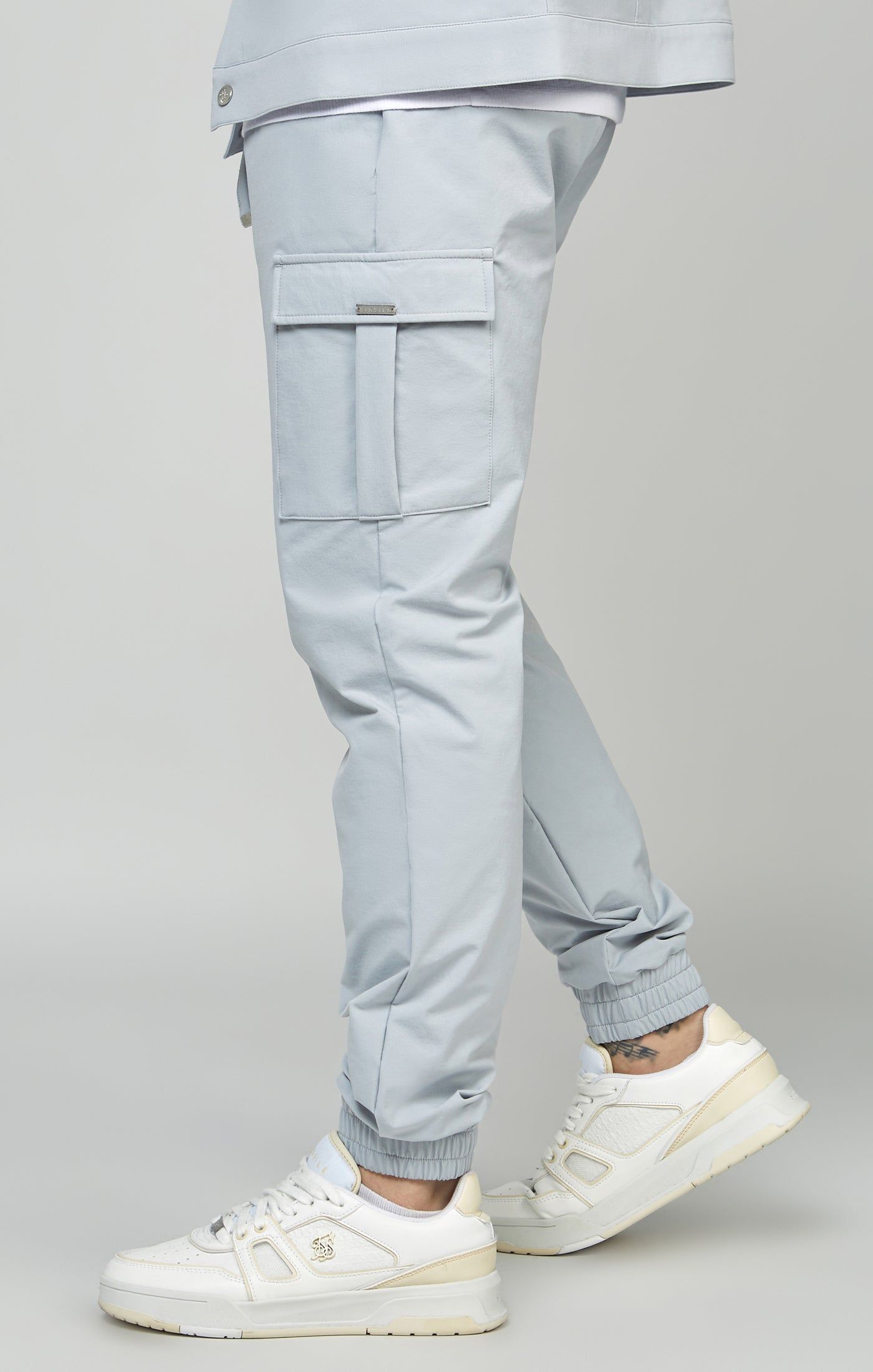 Grey Utility Cargo Jogger sold by Siksilk product image thumbnail 2