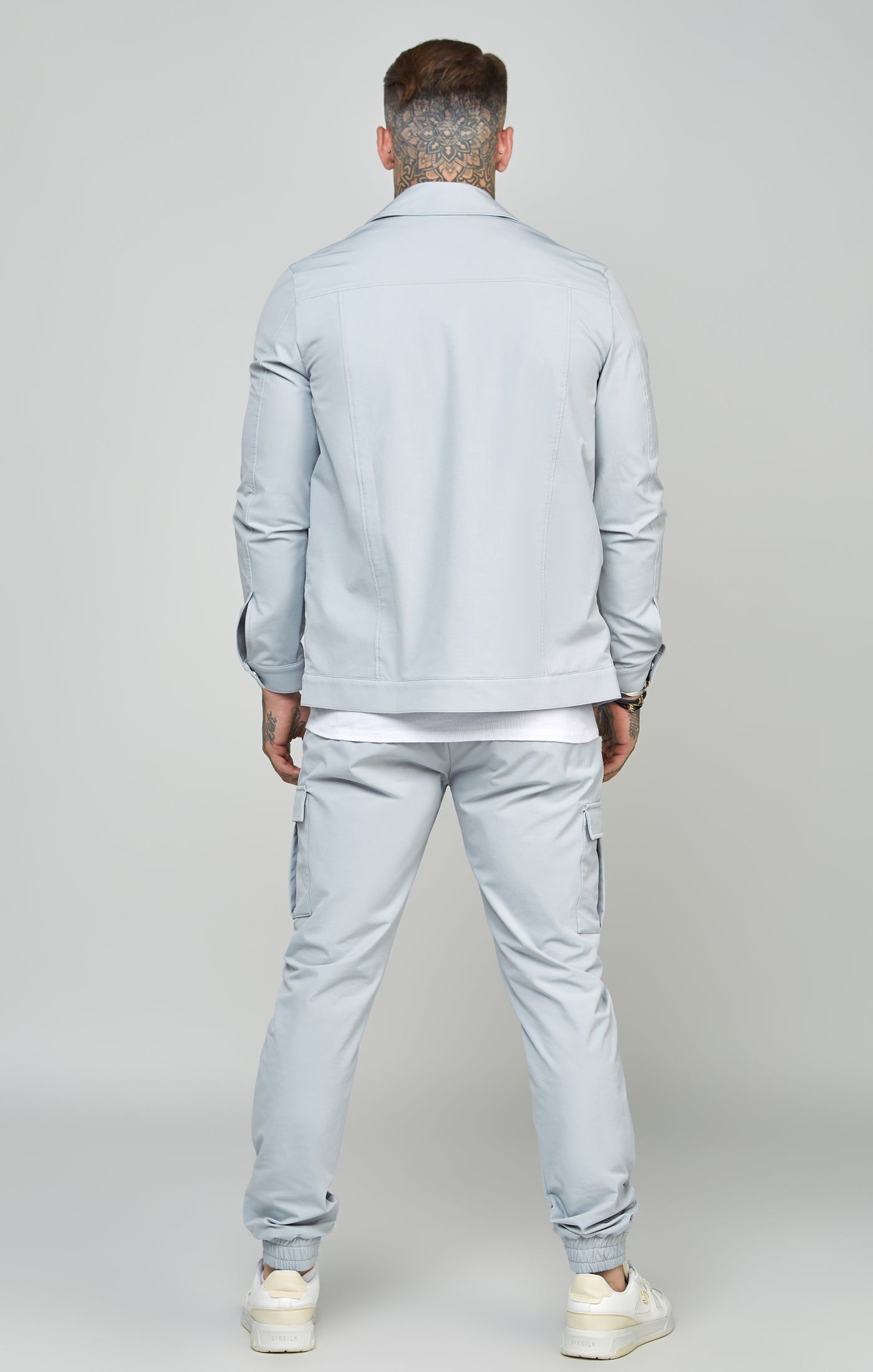 Grey Utility Cargo Jogger sold by Siksilk product image thumbnail 5