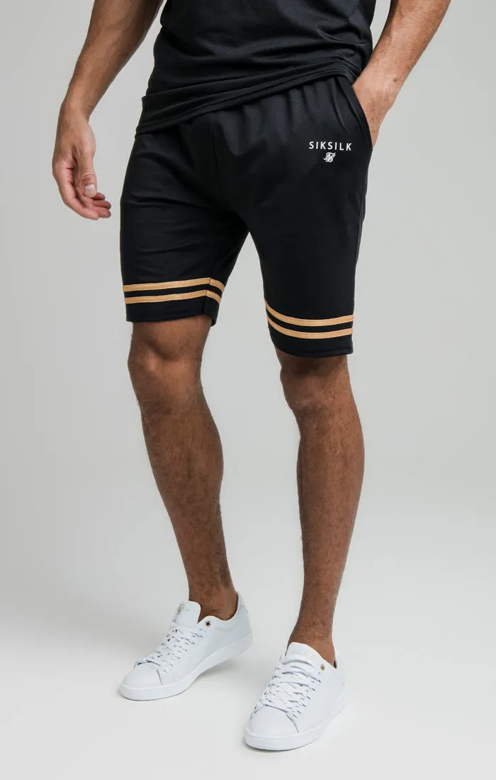 Black Relaxed Mesh Bound Short sold by Siksilk