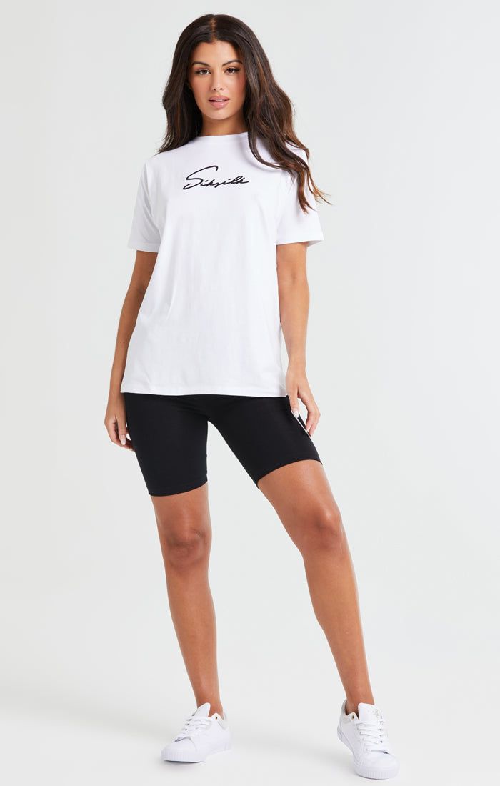 SikSilk Essential Boyfriend Tee - White sold by Siksilk product image thumbnail 2
