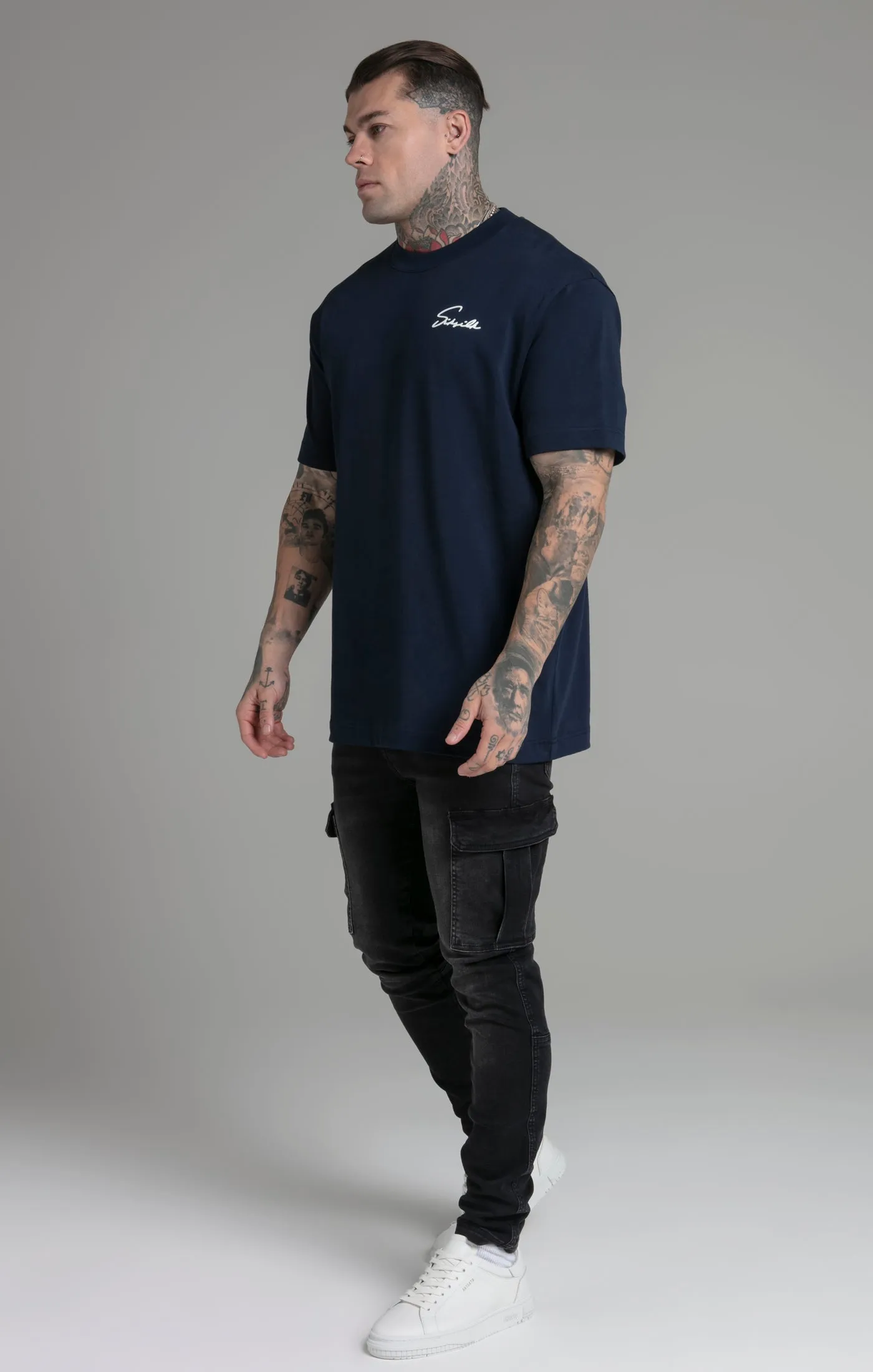 Script T-Shirt sold by Siksilk product image thumbnail 4