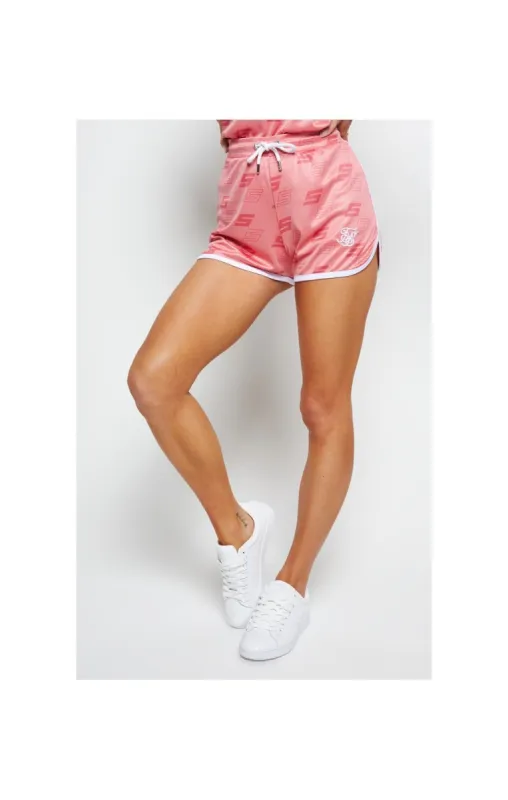 SikSilk Shadow Roma Shorts - Pink sold by Siksilk