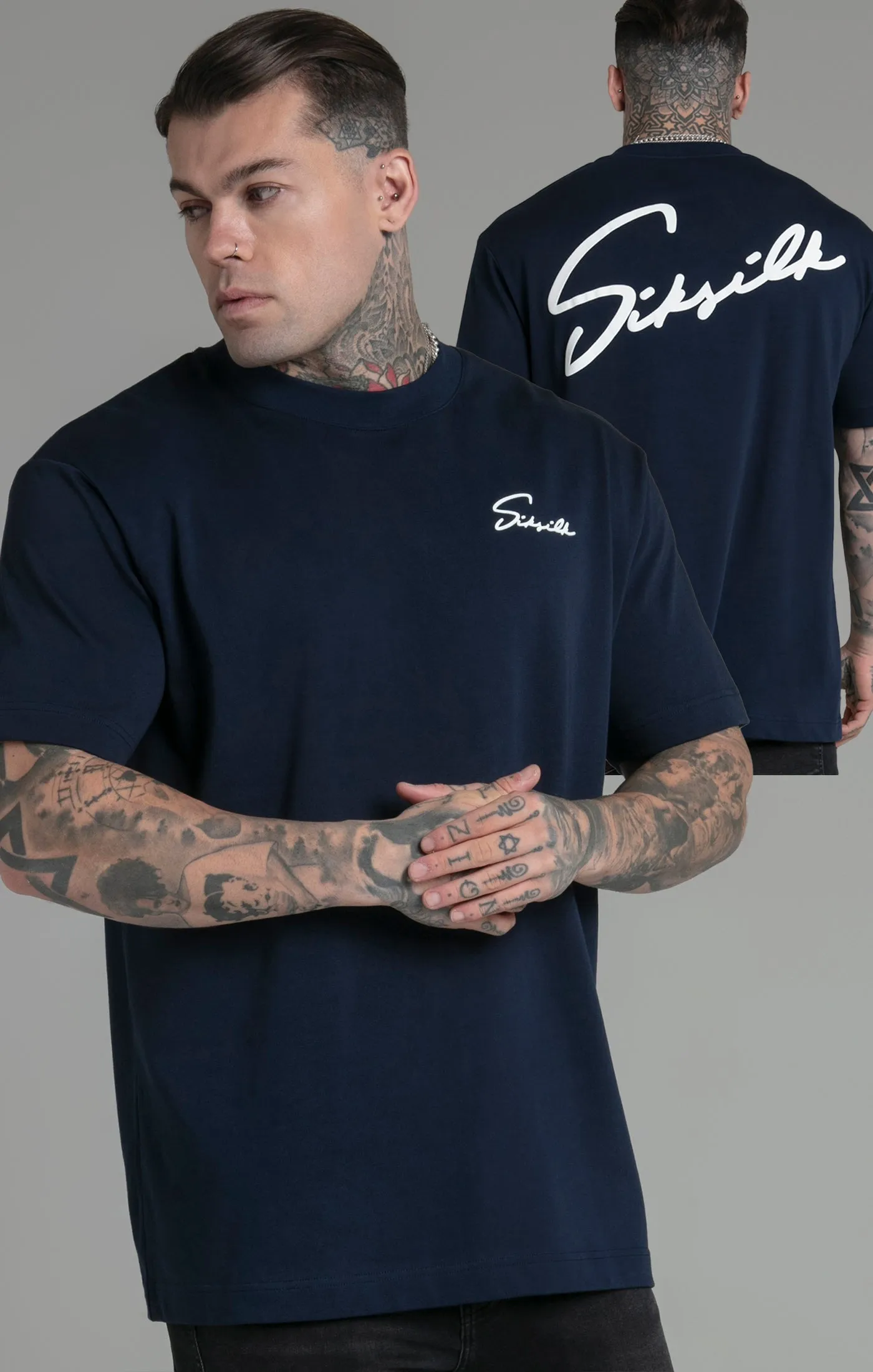 Script T-Shirt sold by Siksilk