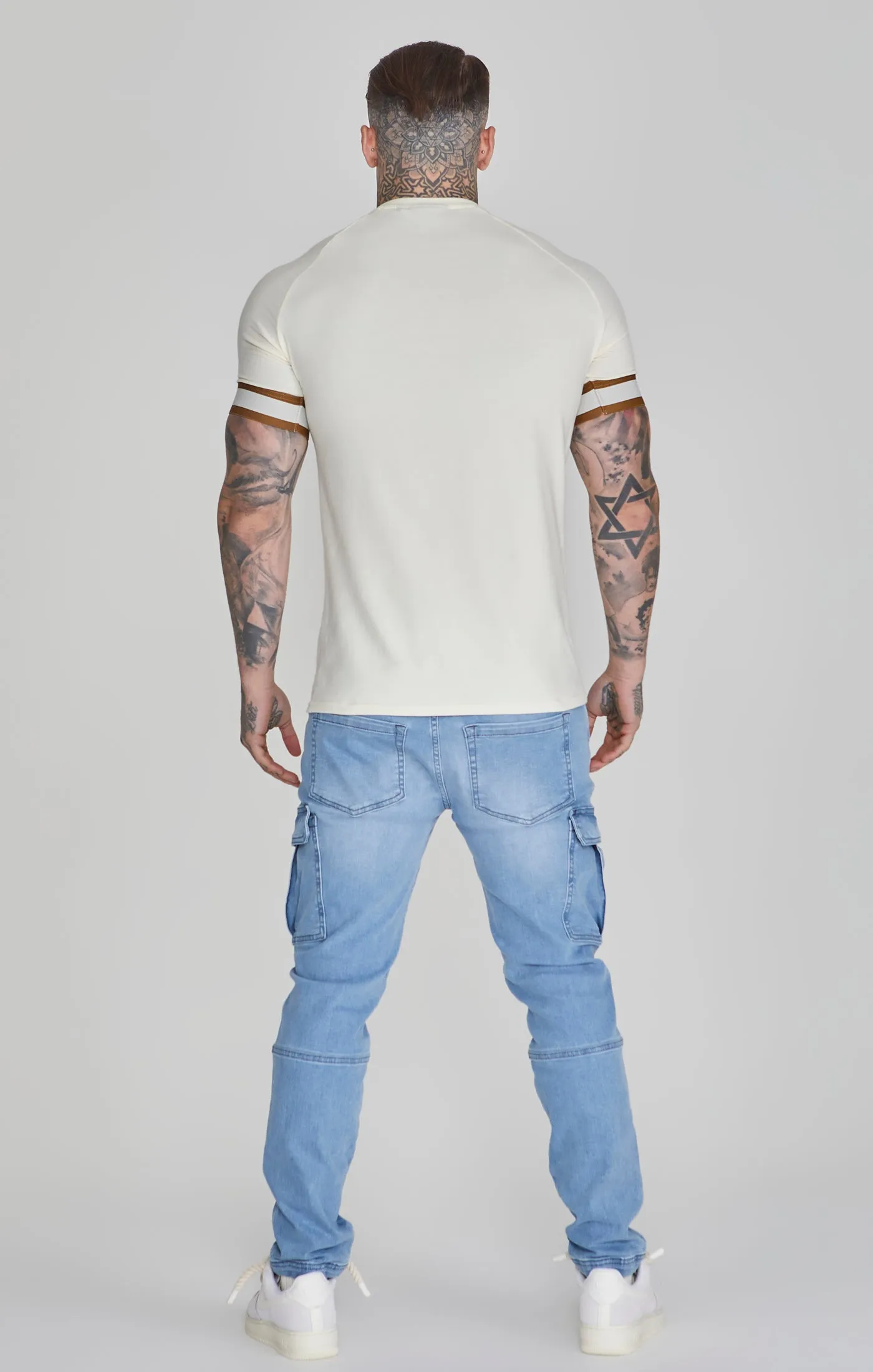 Ecru Tech T-Shirt sold by Siksilk product image thumbnail 5