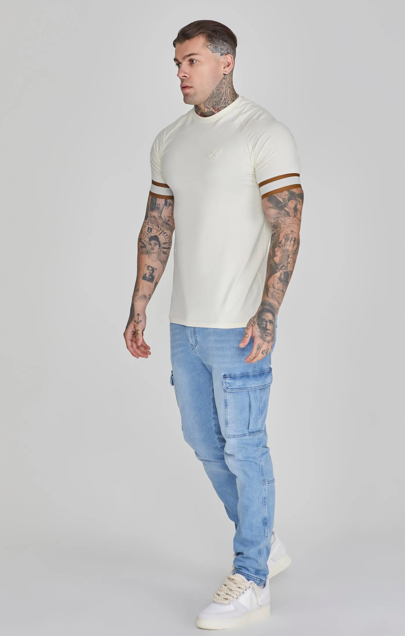 Ecru Tech T-Shirt sold by Siksilk product image thumbnail 2