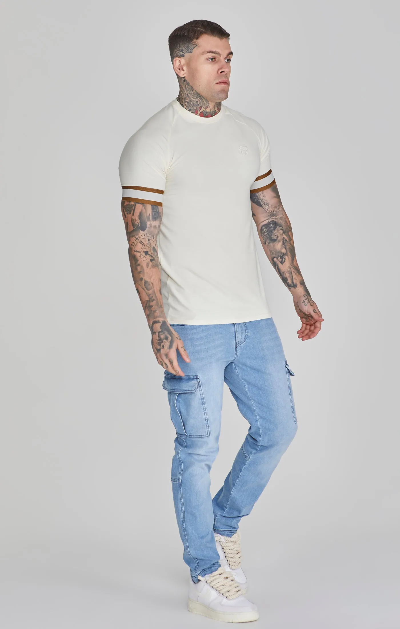 Ecru Tech T-Shirt sold by Siksilk product image thumbnail 4
