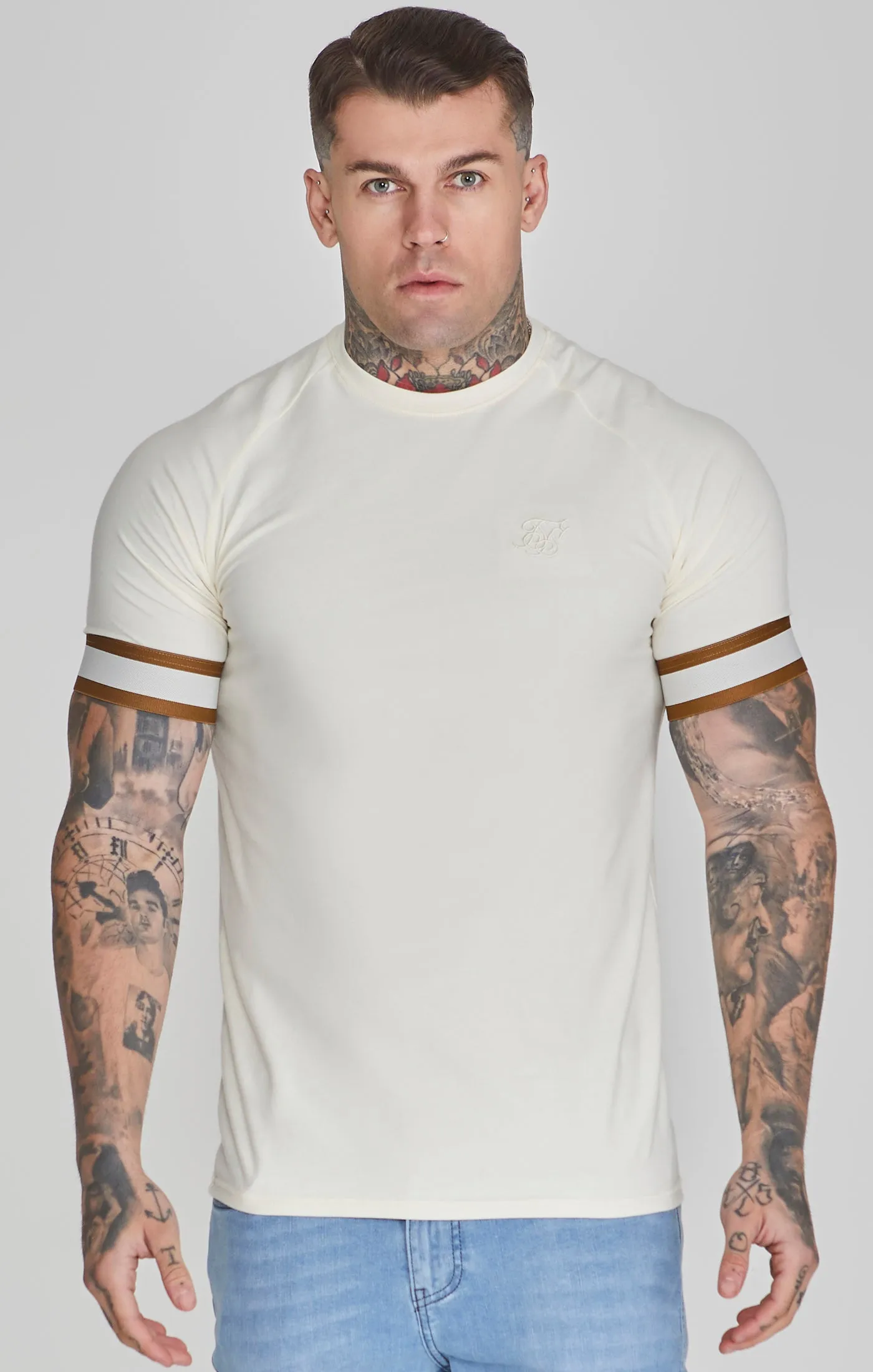 Ecru Tech T-Shirt sold by Siksilk